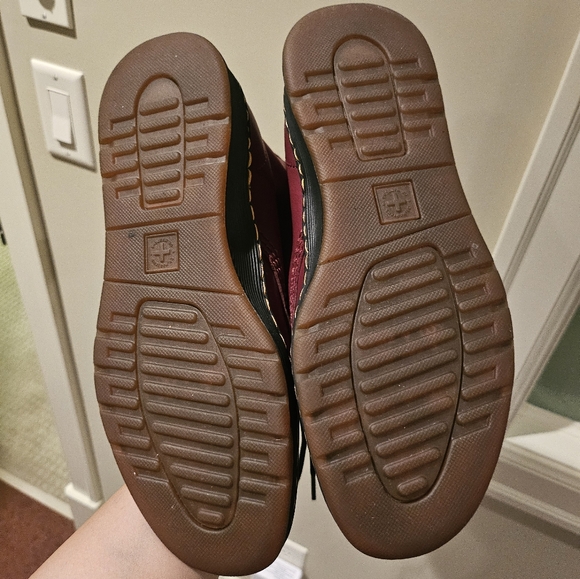 Dr Martens Red/Burgundy Boots - Picture 5 of 7